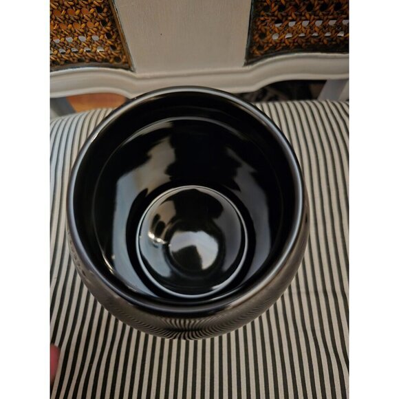 NWT Rae Dunn Halloween Dead Man's Bones Canister Black Orange - Picture 10 of 12